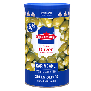 Grüne Oliven (Mit Knoblauch)