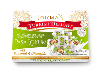 Turkish Delight Pistachio Pasha 300g