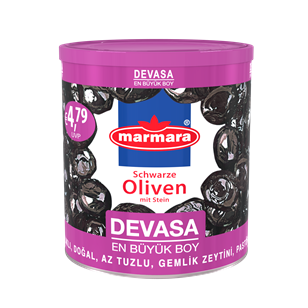 Devasa Whole Black Olives