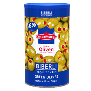 Green Olives (with Red Pepper)