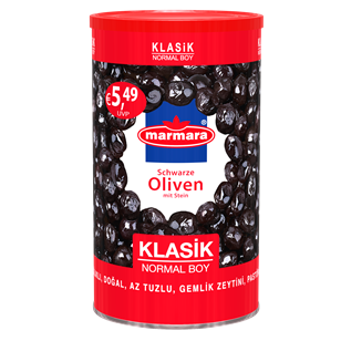 Klasik Whole Black Olives