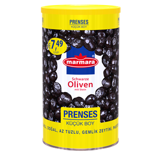 Prenses Whole Black Olives