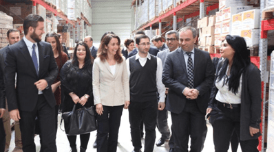 Devlet Bakanı Aydan Özoğuz Marmara Gmbhı ziyaret e