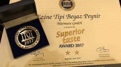 Bravo! Marmara-Produkte mit dem “iTQi Superior Taste Award” ausgezeichnet!