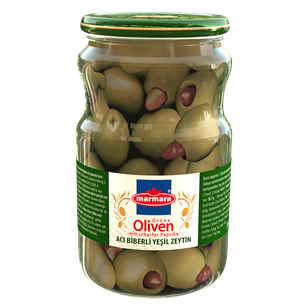 Green Olives (with Hot Pepper)