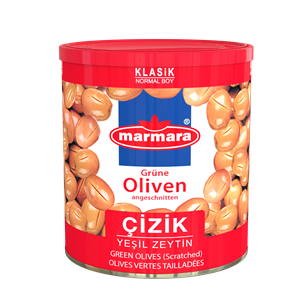 Klasik Green Olives (Scratched)