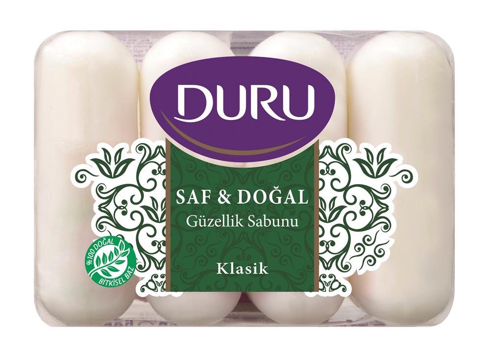 Мыло Duru Pure and Natural 4x90 (85) г freshness/свежесть (8690506429331)