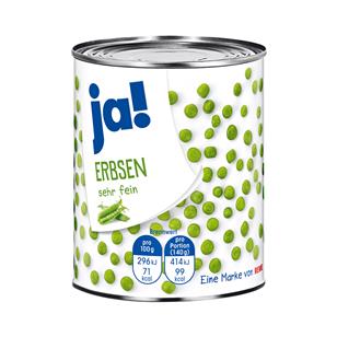 Ja ! Erbsen  400 g