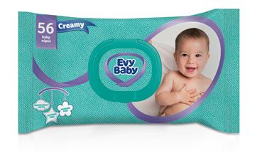 Evy Baby Baby Feuchttücher Cremig