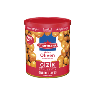Klasik Green Olives (Scratched)