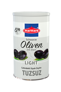 Çekirdekli Tuzsuz Siyah Zeytin