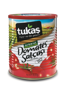 Tukaş Domates Salçası 1/1 Tnk 830g